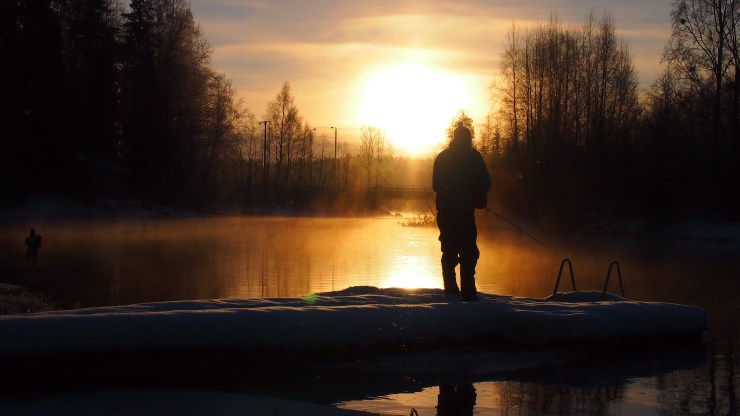 Auringonlasku, Herraskoski