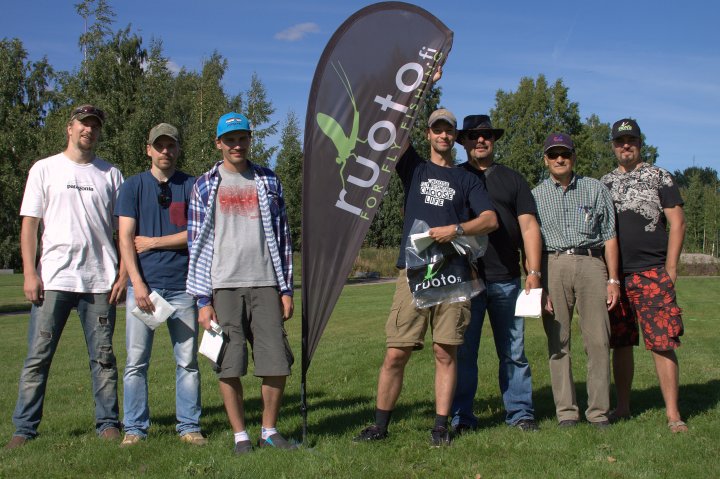 Palkintosijoille yltäneet